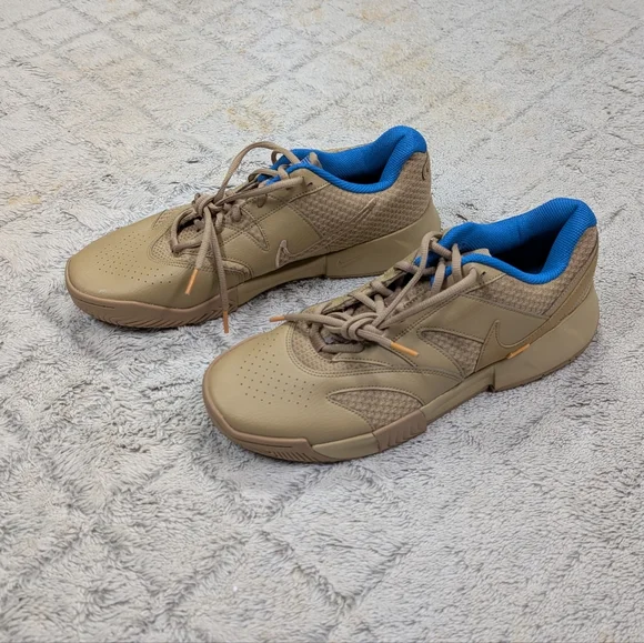 Nike Court Lite 4 Hard Court Parachute Beige Tennis Shoes Mens 11.5 HF7832-200